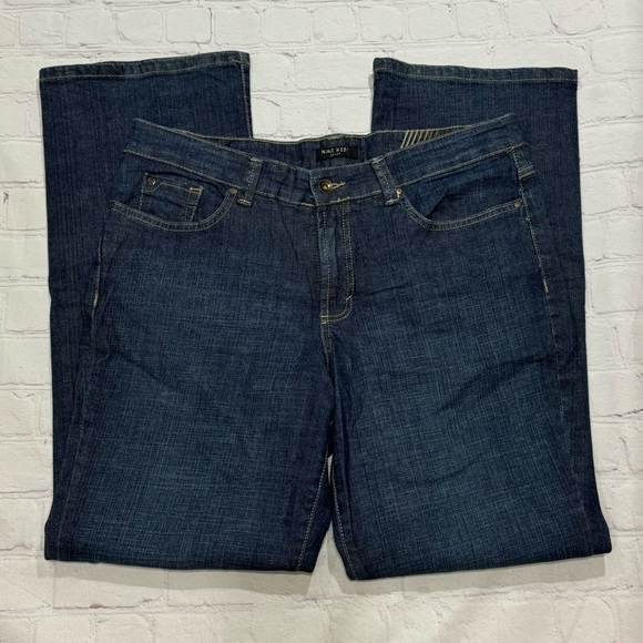 NINE WEST JEANS boot cut women’s denim pants Size 12/30 GUC - Picture 3 of 14